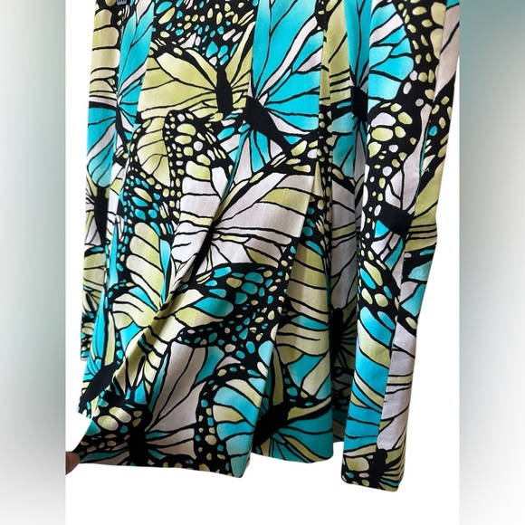 Etcetera Butterfly Print Skirt - Blue and Green size 12 - Picture 6 of 9